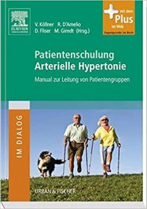 Buchtitel: Patientenschulung - Artielle Hypertonie von V. Köllner et al.